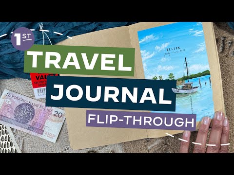 Flipping through my first travel journal: what I learned and what I'm changing