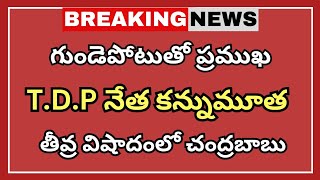 #ap గుండెపోటుతో ప్రముఖ TDP నేత కన్నుమూత | తీవ్ర విషాదంలో చంద్రబాబు | Telugu News |