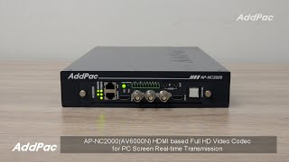 AP-NC2000(AV6000N) Full HD Video Codec for PC Screen Real-time Transmission(풀HD 비디오코덱 실시간 PC화면 공유)