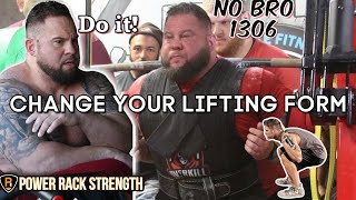 Why changing your lifting form/technique can make you WEAKER