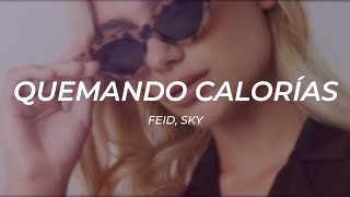 Feid, Sky - Quemando Calorías || LETRA