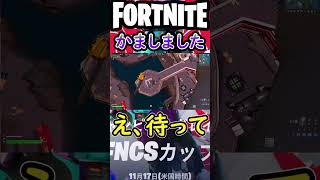 これが戦犯というのか【フォートナイト/fortnite】#shorts #fortnite #フォートナイト #フォトナ #戦犯 #ミス #大会