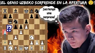 ¡EL GENIO UZBEKO SORPRENDE A TODOS EN LA APERTURA 😱! |Abdusattórov vs Mendonca |(Tata Steel Masters)