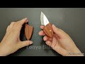 wooden fish shaped pocket knife unboxing and review