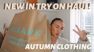 HUGE PRIMARK NEW IN TRY HAUL FOR £100?! AUTUMN 2021 FASHION! SUITS, COATS, ACCESSORIES & MORE...