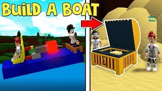 Trying My Rockrtship Roblox Build A Boat For Treasure