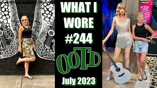 What I Wore #244 | OOTD \u0026 What I Kept From Boxes | July 2023