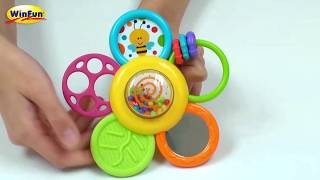 winfun 0776 Daisy Spin Rattle 'N Teether