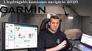 A legdrágább kamionos navigáció 2020 Garmin Dezl 1000