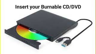 How to Burn CD/DVD In Windows 10/8/7 /XP || BURN DVD In Laptop simple without any software
