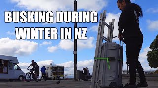 What it's like Busking during Winter in New Zealand