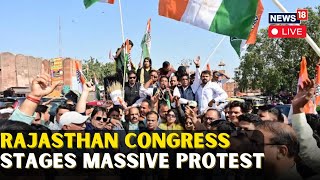 LIVE | Rajasthan Congress Protest Over Six MLA Suspension | Rajasthan News Today LIVE | N18L