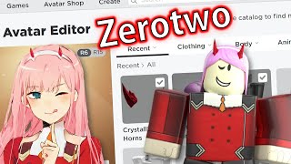 MAKING ZEROTWO A ROBLOX ACCOUNT!!