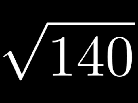 What is the square root of 140 simplified?