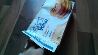 Great Value Buttermilk Pancakes Unboxing