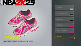 NBA 2K25 Shoe Creator - Custom Pink ASICS