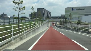 【名古屋市 港区】ららぽーと名古屋みなとアクルス立体駐車場屋上に駐めてみた！（車載動画／入庫～出庫）Parking lot LaLaport NAGOYA minato AQULS Japan