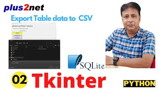 Export user selected SQLite Table to CSV with Python Tkinter and Pandas #sqlite #csv #DataExport