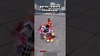 New GAROU REWORK SHOWCASE in The Strongest Battlegrounds #thestrongestbattlegrounds