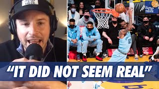 JJ Redick Has To Talk About Ja Morant's Block On The Lakers