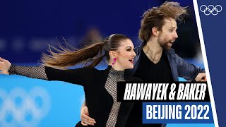 🇺🇸 Kaitlin Hawayek \u0026 Jean-Luc Baker's powerful skate to 'Bad Girls' ⛸️😈 at Beijing2022