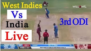 India Vs West Indies Live 3rd ODI Match Star Sports Live Streaming
