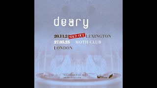 deary live at The Lexington, London on Wednesday 20 November 2024