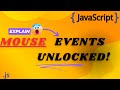 Master Mouse Events in JavaScript: Click, Hover & More!
