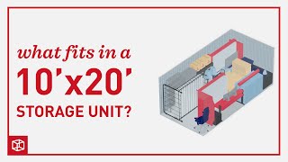 Storage Unit Size Guide - 10'x20'