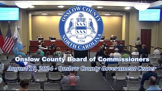 Onslow County Board of Commissioners' Meeting