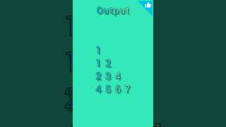 #93🖥📚C Pattern Program🖥 C Language Tutorial👨🏫📂📓#coding #shorts #cprogramming