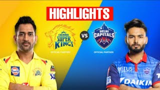 CSK vs DC: Full Match Highlights 2020 | DC vs CSK | Dream11 IPL 2020