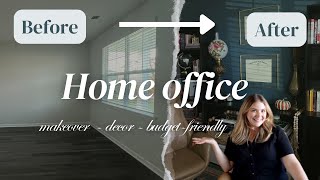 👩‍💻HOME OFFICE MAKEOVER | Budget friendly + styling ideas 📚