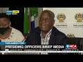 Parliamentary officers brief media on Parliament fire | Part 1