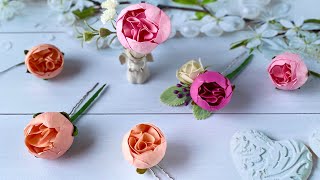 Цветы из фоамирана Украшения из фоамирана Пион из фоамирана Шпилька Diy Foam Flowers Craft Tutorial