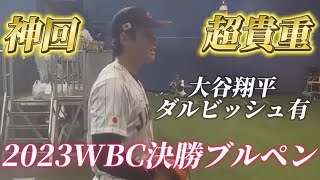 【神回】【超貴重】2023WBC決勝ブルペンまとめ