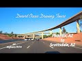 4K Roadscapes | Highway Drive | Phoenix to Scottsdale