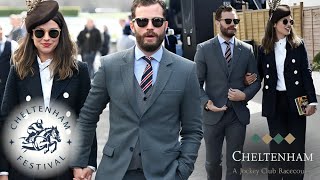 #tb | JAMIE DORNAN made a glamorous turn at the races alongside his wife Amelia Warner (2018) 🏇👑🐴