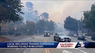 Arkansas Red Cross worker helping with California wildfires