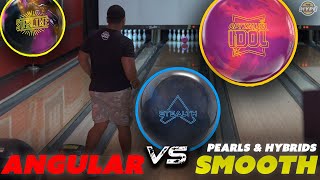 Angular VS Smooth Bowling Balls? | Optimum Idol Pearl vs Stealth Hybrid