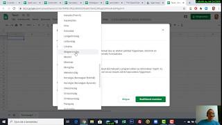 Google táblázat 1. alapok, formázás, adattípusok