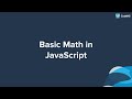 Basic Math in JavaScript