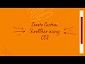 Create Custom Scrollbar Design in CSS | Use Custom Scrollbar | Html | CSS