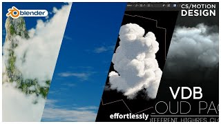 【Blender】基本的なリアルな雲(cloud)の作り方！4選