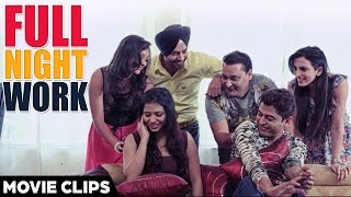 Full Night Work - Feroz Khan and Komya Virk | Jugaadi Dot Com | Comedy Punjabi Movies
