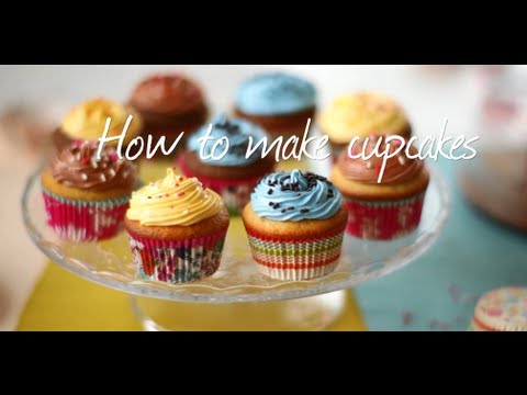 How to make cupcakes video - two recipes in one How to make cupcakes video - two recipes in one