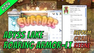 iRO Chaos - Abyss Lake Roaring Armor-LT Reform, Grade and Refine Process (2024)