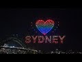 Sydney drone show 2nd January 2022