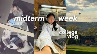 MIDTERM WEEK @Cornell | 🌿₊✧💻⋆⭒˚☕️ college vlog, study with me, a productive week in my life