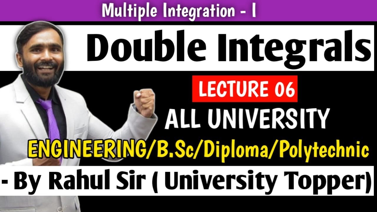 Double Integrals Lecture 06 Engineering Mathematics Pradeep Giri Sir Double Integrals Lecture 06 Engineering Mathematics Pradeep Giri Sir